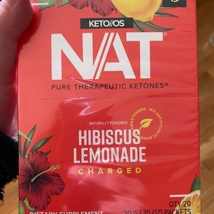 Pruvit NAT ketones. Hibiscus lemonade. Charged
